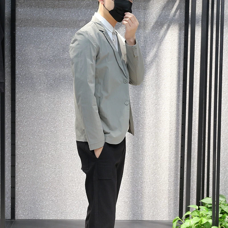 Men's cotton summer jacket, slim fit