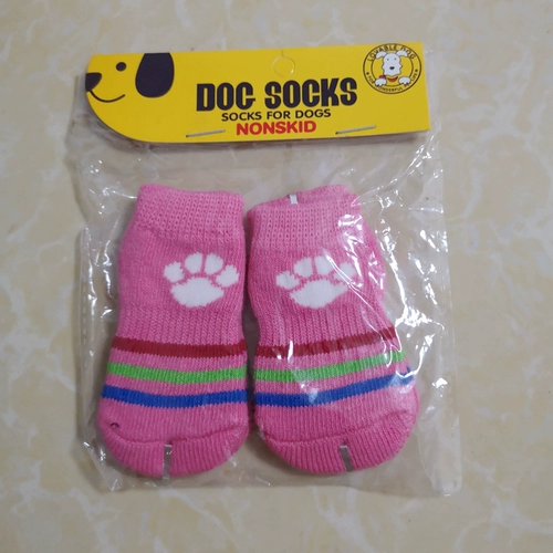 Собаки и кошки анти -скользящие влаги -Проницаемые носки для животных большие (л) одна пара из 4 специальных предложений о покупке 3 двойной бесплатной доставки