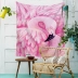 Châu âu và Mỹ tấm thảm treo hangcloth nền vải khăn trải bàn flamingo Hàn Quốc INS phòng ngủ trang trí phòng vải tấm thảm