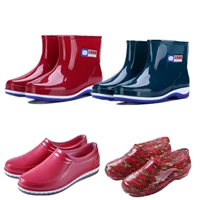 Giày đế thấp giúp giày đi mưa cho nữ - Rainshoes ủng đi mưa bảo vệ giày