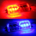 WISP Phụ Kiện Xe Máy Màu Đỏ và Màu Xanh LED Strobe Light Không Thấm Nước Đèn Lồng Trang Trí Nhấp Nháy Cảnh Báo Ánh Sáng Phanh Nhẹ Đèn xe máy