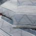 Pro-Ikea nhiệt độ Sloss chăn và gối màu trắng hình học mẫu-to-kích thước sọc xanh - Quilt Covers mẫu chăn ga gối đệm đẹp Quilt Covers