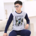 [Đặc biệt hàng ngày] áo len cotton tuổi teen mặc đồ lót trẻ em lớn, cotton, học sinh trung học, quần áo mùa thu quần áo lót bé gái cao cấp Quần áo lót