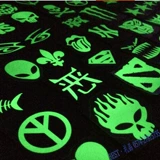 Мотоцикл автомобиль Персонализированная светящаяся автомобильная наклейка мертвые ускорение автомобиля флуоресцентная велосипедная наклейка волчья кольца