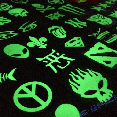 Мотоцикл автомобиль Персонализированная светящаяся автомобильная наклейка мертвые ускорение автомобиля флуоресцентная велосипедная наклейка волчья кольца