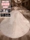 Свадебное платье с белым трейлером 