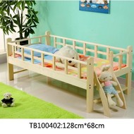 Muba trẻ em đồ nội thất trẻ em đồ nội thất đồ nội thất tấm người thông giường giường trẻ em với hộ lan tôn sóng cậu bé