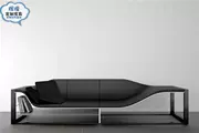 Tùy chỉnh cổ điển phòng chờ ghế sofa ghế thiết kế ghế ngồi có thể ngả kính thép mô hình biệt thự nội thất biệt thự