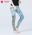 In Yoga Quần của Phụ Nữ Skinny Cao Eo In Bước Chân Chất Lượng Cao Yoga Mặc Peacock In Nhanh Khô Quần Thể Dục thảm yoga tốt Yoga