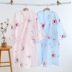 Nhật bản kimono áo nữ bông mùa xuân và mùa hè mỏng yukata dài gạc Nhật Bản và gió áo choàng tắm bông lỏng đồ ngủ mùa đông nam nữ Night Robe