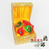 Бесплатная доставка Guangxi jingxi Old State Zhuang Pure Handmade Hydrangea 12 см. Файл -ящик для дракона. Создание вышитого стериора Hydma Zhuangjin