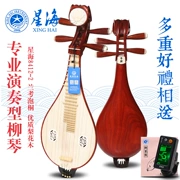 Bắc Kinh Xinghai Rosewood Qingshui Liuqin 8412-2 Redwood Liuqin Nhạc cụ quốc gia Gửi phụ kiện dây