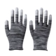 Găng tay nylon ngón tay phủ nhựa PU nhúng nhựa bảo hộ lao động chống mài mòn lao động chống trơn trượt Găng tay cao su mỏng