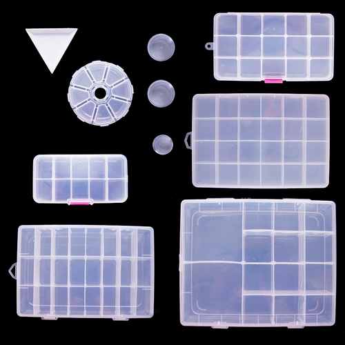 Ювелирная коробка треугольник тарелка 10 15 Проверенные пластиковые украшения для хранения