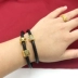 Việt Nam Shajin chuyển hạt vòng tay dây da nam Tìm kiếm vòng tay rồng Phụ nữ Euro Coin mạ vàng DIY Bracelet hạt vòng đá phong thủy Vòng đeo tay Clasp