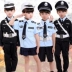 Trẻ em ngày cảnh sát đồng phục nhỏ cảnh sát quần áo lực lượng đặc biệt nhỏ trang phục cảnh sát giao thông mẫu giáo nhỏ đồng phục hiệu suất quần áo - Trang phục