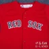 Yi tình yêu cửa hàng MLB đồng phục bóng chày vớ đỏ RedSox cha mẹ và con trẻ em mặc các cặp vợ chồng hip-hop thể thao giản dị ngắn tay T-Shirt