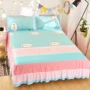 Váy ngủ cotton đơn chiếc ga trải giường bed Váy đơn giường ba bộ bộ giường 1,5 m 1,8 m 2 m giường váy giường đẹp	