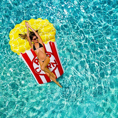 Вода надувная игрушечная раковина плавучий ряд Новый моделирование попкорна плавающая кровать плавающая кровать