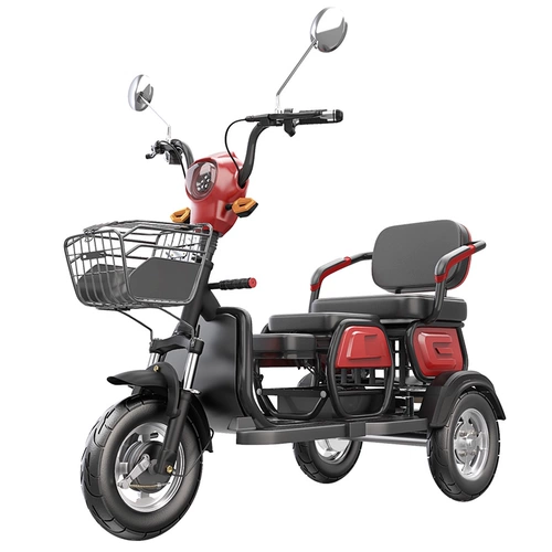 Электрический маленький трехколесный велосипед для пожилых людей для отдыха для взрослых