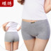 4 chiếc quần lót nữ chất liệu cotton mid-eo chống ánh sáng an toàn quần boxer mùa hè không có dấu vết hơn mod dày - Vòng eo thấp đồ lót vera Vòng eo thấp