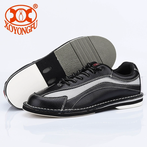 [Оформление бренда] xoyongfu кроссовки для боулинга мужская обувь кожаная кожа кроссовки с подключаемыми кроссовками