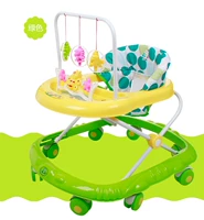 Baby walker xe đẩy có thể gắn kết 6-7-18 tháng đa chức năng chống rollover bé giúp trẻ em âm nhạc xe đẩy aprica