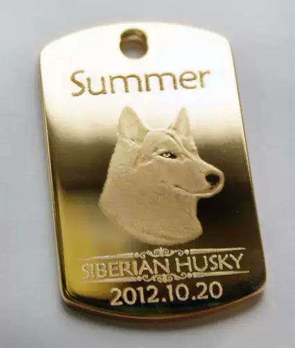 Золотая костяная кошка, собака, бирга бренда собаки, индивидуальная идентификационная карта на заказ бренд бренд бренд пожилой багаж