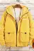 Áo khoác cotton công sở áo khoác nam mùa đông 2019 thương hiệu mới xuống áo khoác Hàn Quốc áo khoác độn dày xu hướng in - Trang phục Couple