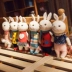 Metoo thỏ thỏ thỏ tiramis búp bê thỏ dễ thương chính hãng phim hoạt hình thỏ sang trọng trẻ em quà tặng búp bê - Đồ chơi mềm gấu bông trà sữa Đồ chơi mềm