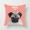 Creative Candy Color Chúc mừng Starling Pug Dog Dog Gối Case Xe Sofa Đệm Sinh nhật Gối Quà tặng