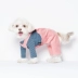Thu đông 2018 mới quần áo thú cưng nhung kẻ sọc dụng cụ quần áo chó bib Sniff | Hàn Quốc đích thực - Quần áo & phụ kiện thú cưng quần áo cho chó con Quần áo & phụ kiện thú cưng