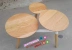 Nội thất tùy chỉnh đơn giản hiện đại gỗ rắn tròn bàn cà phê bàn ​​cà phê phòng khách tro bàn cà phê - Đồ nội thất thiết kế
