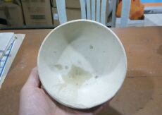 чашка g13包老唐代磁州窑黄釉茶盏隋代青釉平底碗高古瓷邯郸磁州窑茶盏