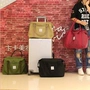 Túi du lịch xách tay túi lưu trữ dung lượng lớn nam và nữ du lịch kinh doanh túi hành lý ánh sáng khoảng cách ngắn có thể được đặt trường hợp xe đẩy vali giá rẻ