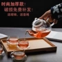 Bộ lọc thủy tinh chịu nhiệt bộ ấm trà hoa đặt hoàn chỉnh bộ ấm trà trái cây trong suốt ấm trà bình thủy tinh pha trà