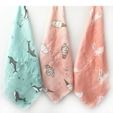 Мягкий детский марлевый хлопковый слюнявчик, шарф для кормящих грудью, детские влажные салфетки для новорожденных для умывания, носовой платок