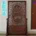 Chạm khắc gỗ có một màn hình hàng năm, gỗ cổ Trung Quốc, màn hình chạm khắc hai mặt, màn hình dọc, sảnh vào, vách ngăn hiên - Màn hình / Cửa sổ