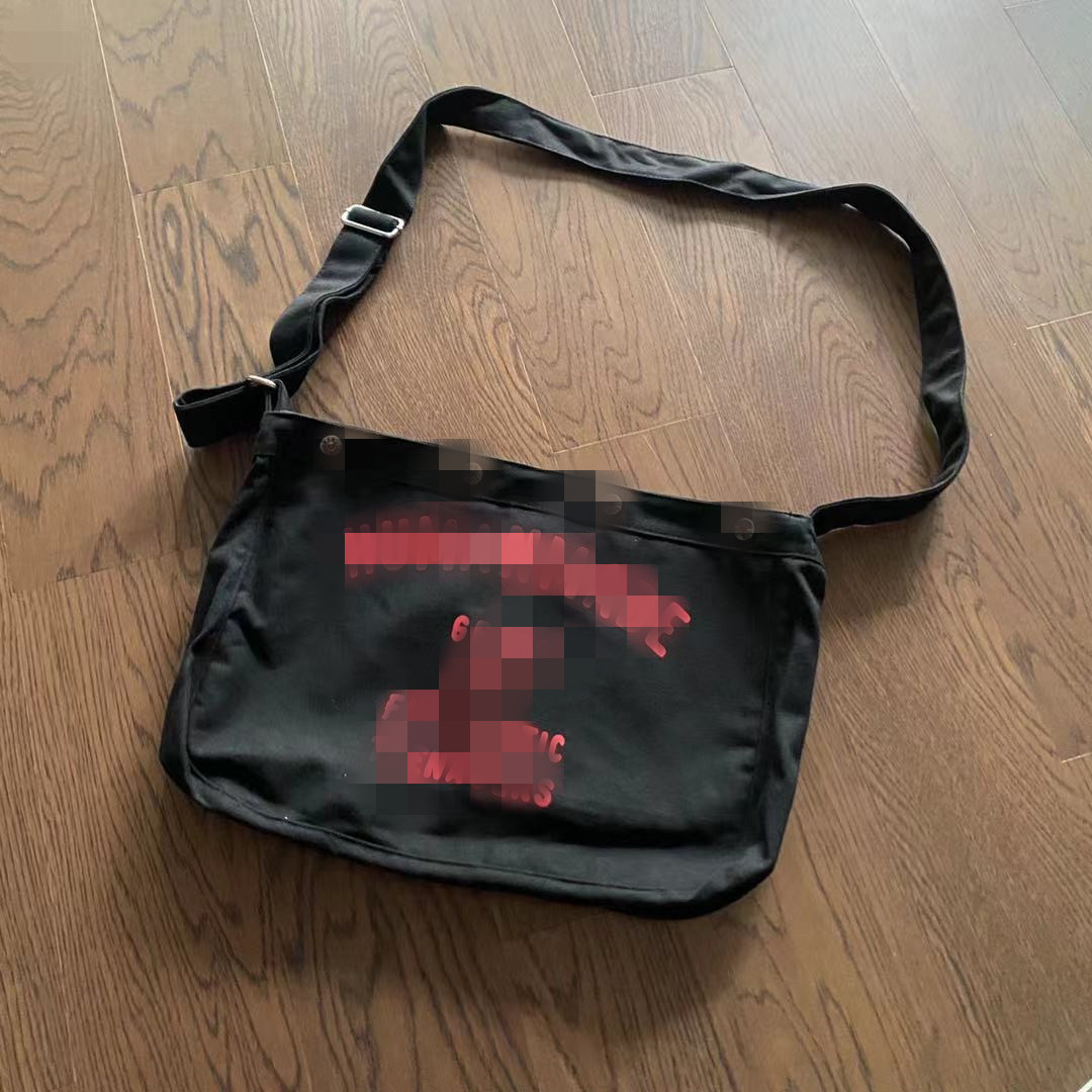 BlackHan solo red letter Cloth bag