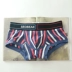 Thời trang nam đồ lót nam Cotton boxer eo ngắn U thiết kế lồi cá tính sọc boxer quần lót nữ cao cấp Vòng eo thấp