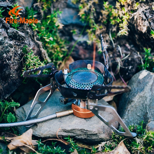 Huafengye Flame Outdoor Fursace с ветропроницаемой дикой свининой Портативная газовая печь. Плита.