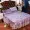 Hộ gia đình băng đơn mat mới mat ren ba mảnh bộ đồ giường ba chiếc gối sinh viên giường vải lanh - Váy Petti