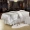 Paul Lorna vẻ đẹp dệt bedspread denim tùy chỉnh LOGO mẫu văn bản in dầu gội đầu massage SPA Bộ đồ giường - Trang bị tấm