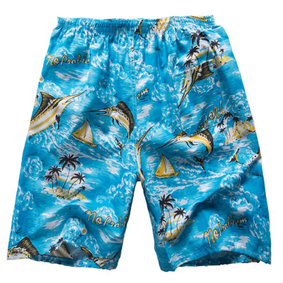 【天天特价】2018欧美夏威夷沙滩裤夏季男速干海边度假宽松运动裤