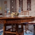 Bàn làm bằng gỗ gụ Bàn gỗ đàn hương châu Phi mới Bàn ăn gỗ rắn Trung Quốc mới - Bộ đồ nội thất Bộ đồ nội thất