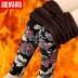 Quần legging 40-50 tuổi phụ nữ trung niên mùa đông cộng với quần nhung dày mẹ tải phụ nữ trung niên áo khoác phụ nữ lớn tuổi Quần áo của mẹ