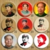 Xiaoping Ping người đàn ông tốt Đặng Tiểu Bình huy hiệu huy chương trâm cài huy hiệu mặc định đường kính 45mm có thể được tùy chỉnh - Trâm cài