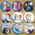 Disney Ice Princess Princess Children Children Badge Badge Trâm cài Quà tặng cho trẻ em Có thể được tùy chỉnh - Trâm cài ghim cài áo vest nam Trâm cài