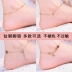 2018 titanium thép vòng chân nữ không phai rose gold Hàn Quốc phiên bản của sinh viên đơn giản Sen retro đồ trang sức cá tính thủy triều thời trang