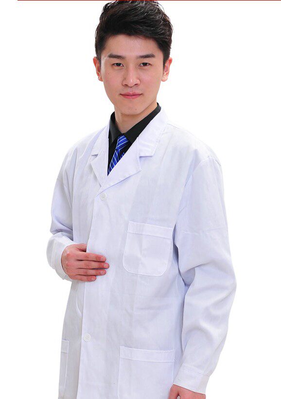 长袖夏季医服医师服男女白大褂白大衣实验服护士店工作服.